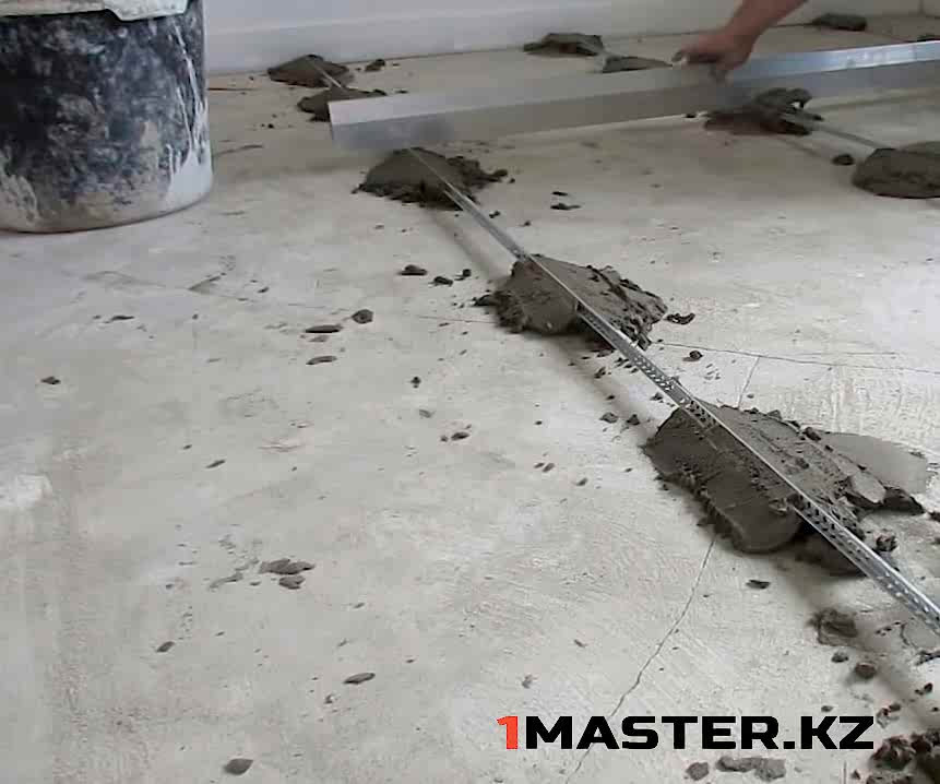 каркас для заливки бетонного пола