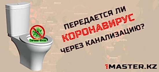 Коронавирус передается по канализации. Миф или реальность?